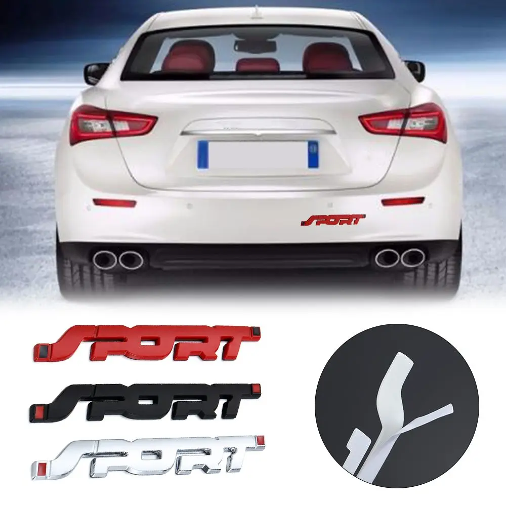 

Car Metal 3D SPORT Logo Emblem Badge Sticker Trunk Fender Decal Accessories