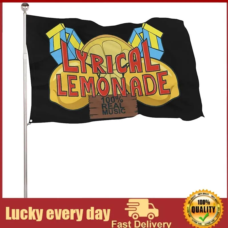 

Lyrical Lemonade Personality Printing Flags Colorfast Uv Resistant for Indoor Outdoor Decoration 3x5 ft Flag