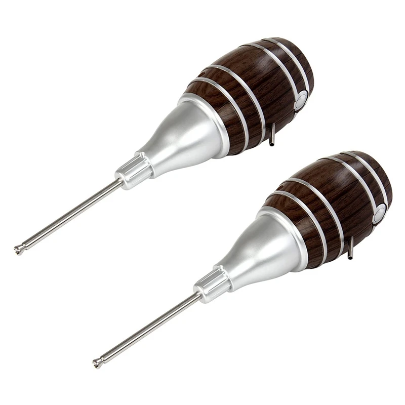 

2X Barrel Wine Pourer Decanter Electric Cider Pump Aerator Machine Wine Juice Bottle Pourer Family Bar