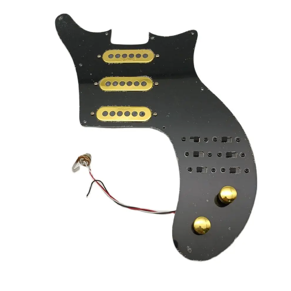 

Prewired Burns Tri-Sonic Pickups For Brian May Black Special Guitar NEW Pre-Wired Pickguard Harness TriSonic Welding Harness