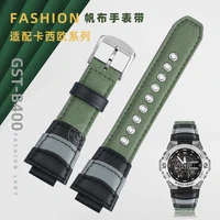 high quality strap accessories for casio gst b400 dw5600 gm 5600 dw5600 gw 5000 canvas nylon strap 14mm 16mm
