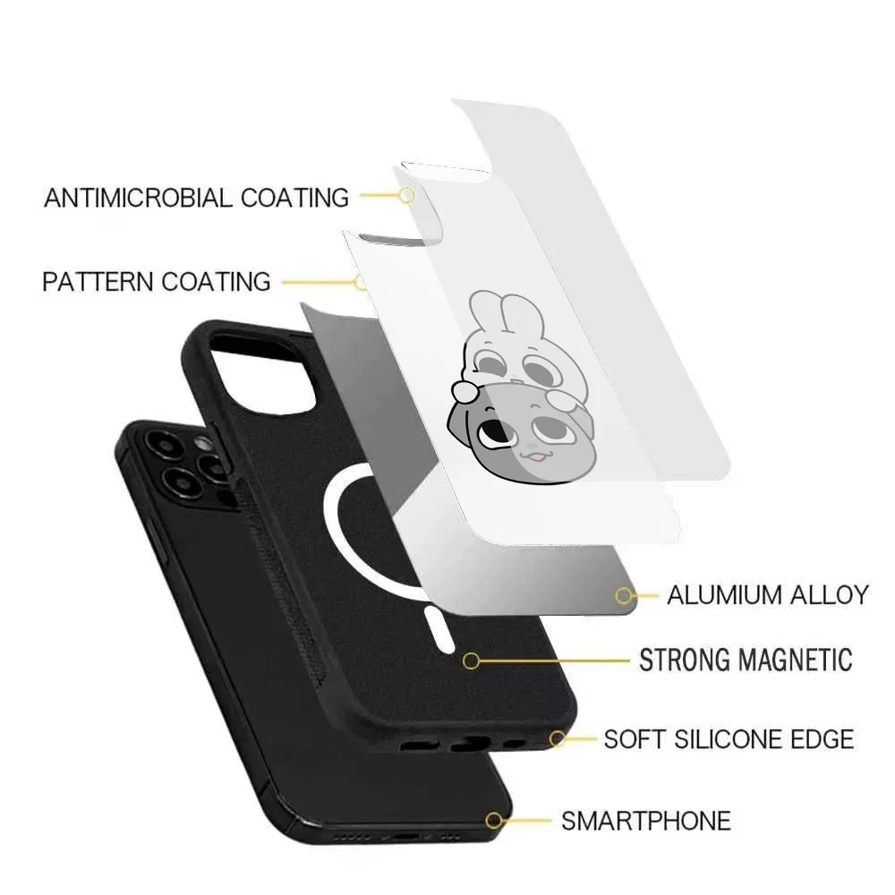 Kkamang Couple_2 чехол для телефона IPhone 15 14 13 Pro Max 11 12 Mini Alex Mirror Magsafe беспроводной зарядки