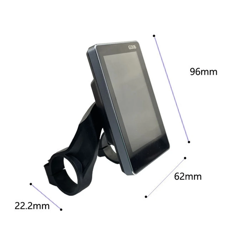 Дисплей Ebike LCD GD06 большой вертикальный экран для контроллера JIANNUO комплект