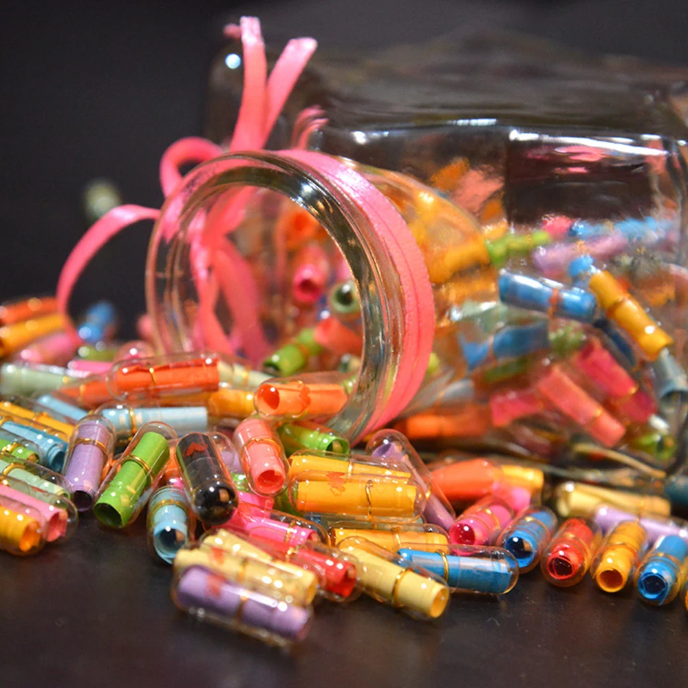 100 шт./компл. капсулы сделай сам с надписью любовь желаемая таблетка Подарок на