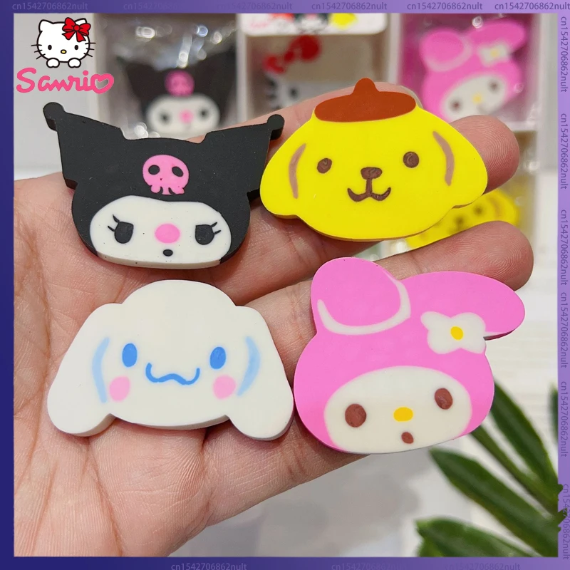 

30 шт. Sanrio Ластик Hello Kitty My Melody Kuromi Cinnamoroll карандаш резиновый ластик подарок для детей школьные принадлежности канцтовары оптом