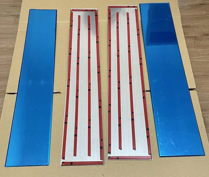 4 шт. автомобильные наклейки из нержавеющей стали для Ford F150 04 05 06 07 08 09 10 11 12 13 14 304