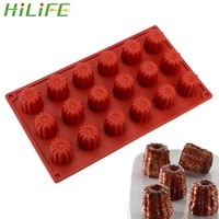 hilife silicone cake chocolate mold baking tools random color candy small flower muffin shape 18 holes diy cupcake baking pan