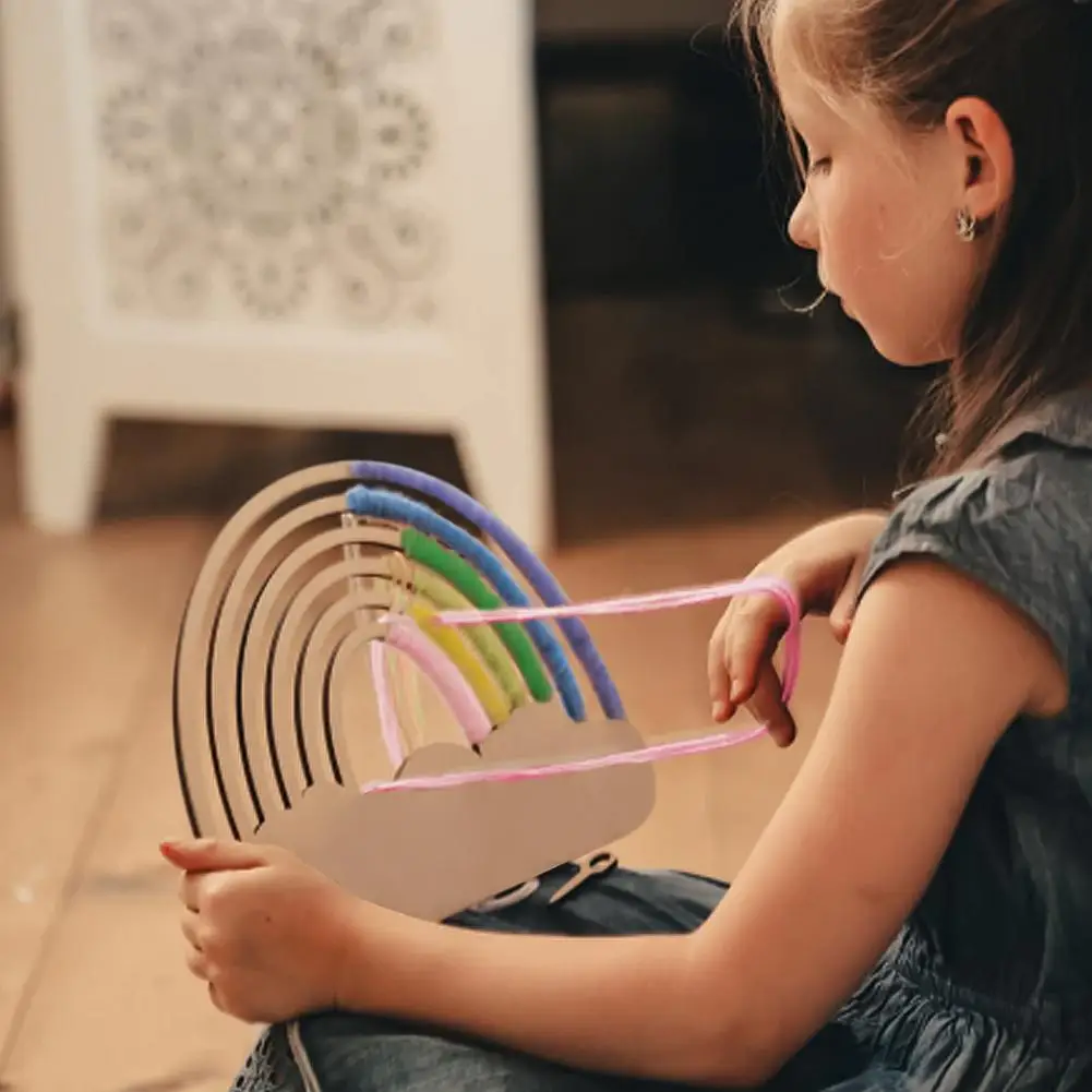 

1 комплект Радужный венок, ручная повязка, в скандинавском стиле, многоцветный реквизит для фотосъемки, Радужные облака, декор для детской к...