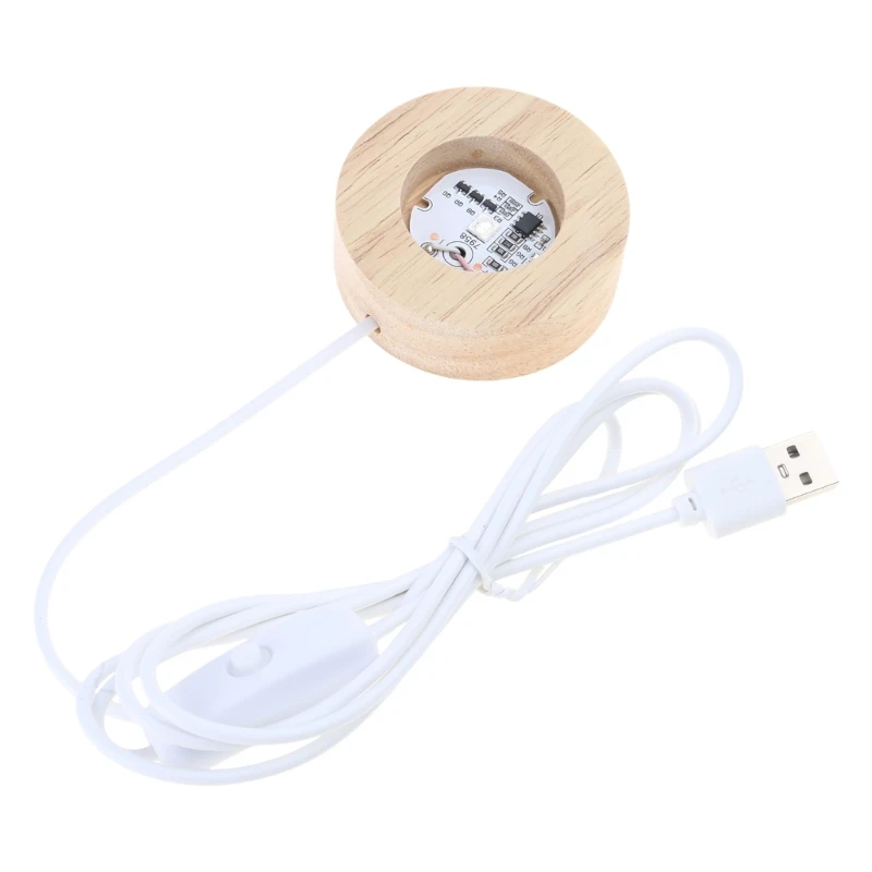 652F Смола Art Light Base для кристаллов Стеклянная художественная подставка красочного