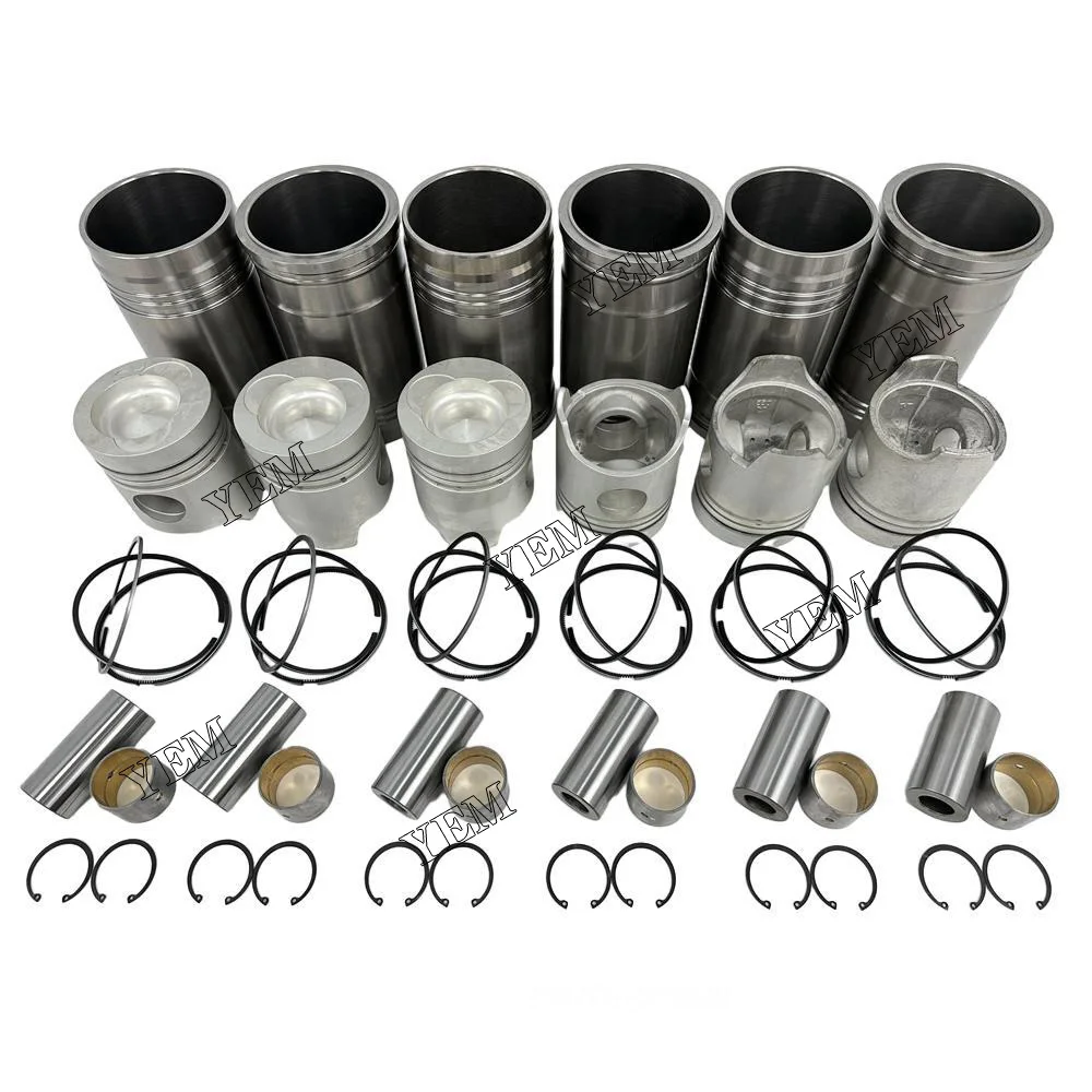 Набор гильз цилиндра 6D22 с поршневым кольцом совместимым двигателем MITSUBISHI.