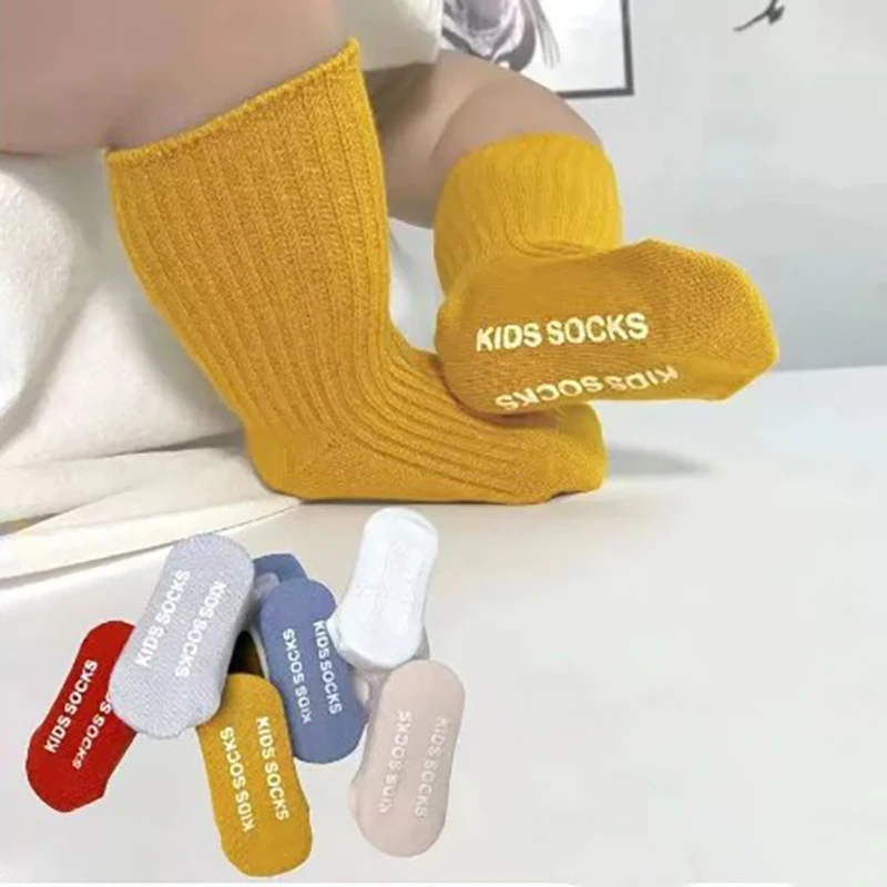 6 пар/партия детские носки из натурального хлопка