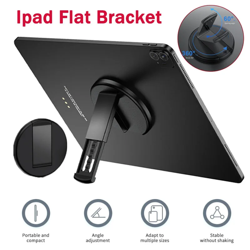 

New K3 Retractable Tablet Holder Stand Aluminum Alloy 360° Rotatable Extendable Tablet Table Kickstand For Tablet Video Shooting