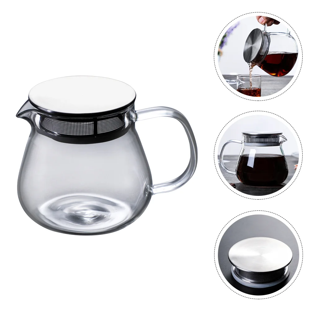 

Tea Kettle Clear Teapot Pot Stovetop Loose Leaf Steeper Smallmicrowave