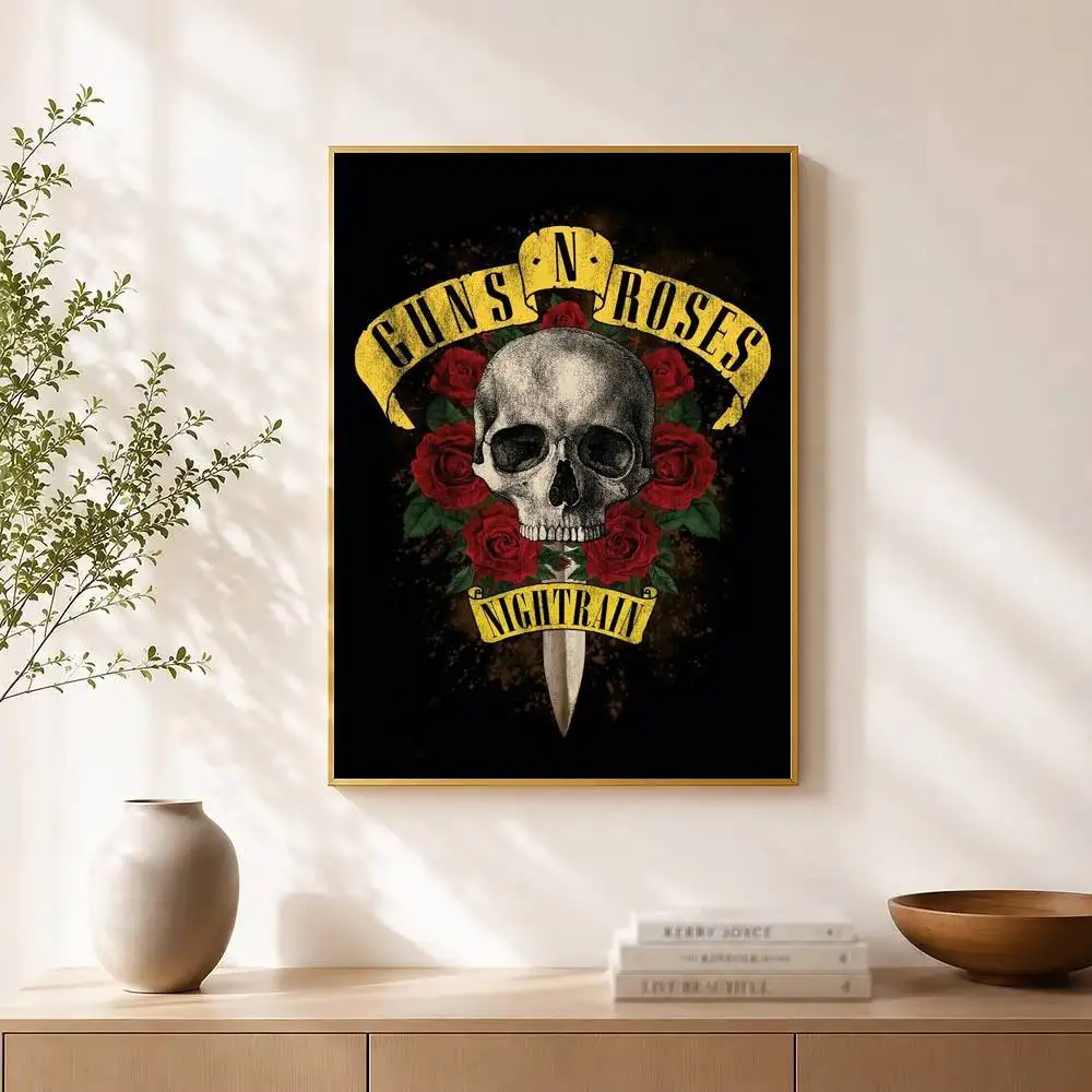 Постер группы G-Guns N-R-Roses, водонепроницаемая настенная наклейка для бара, гостиной, винтажный декор, высококачественная печать, подарок. (art.: 3920dcfe65a42) - 3920dcfe65a42