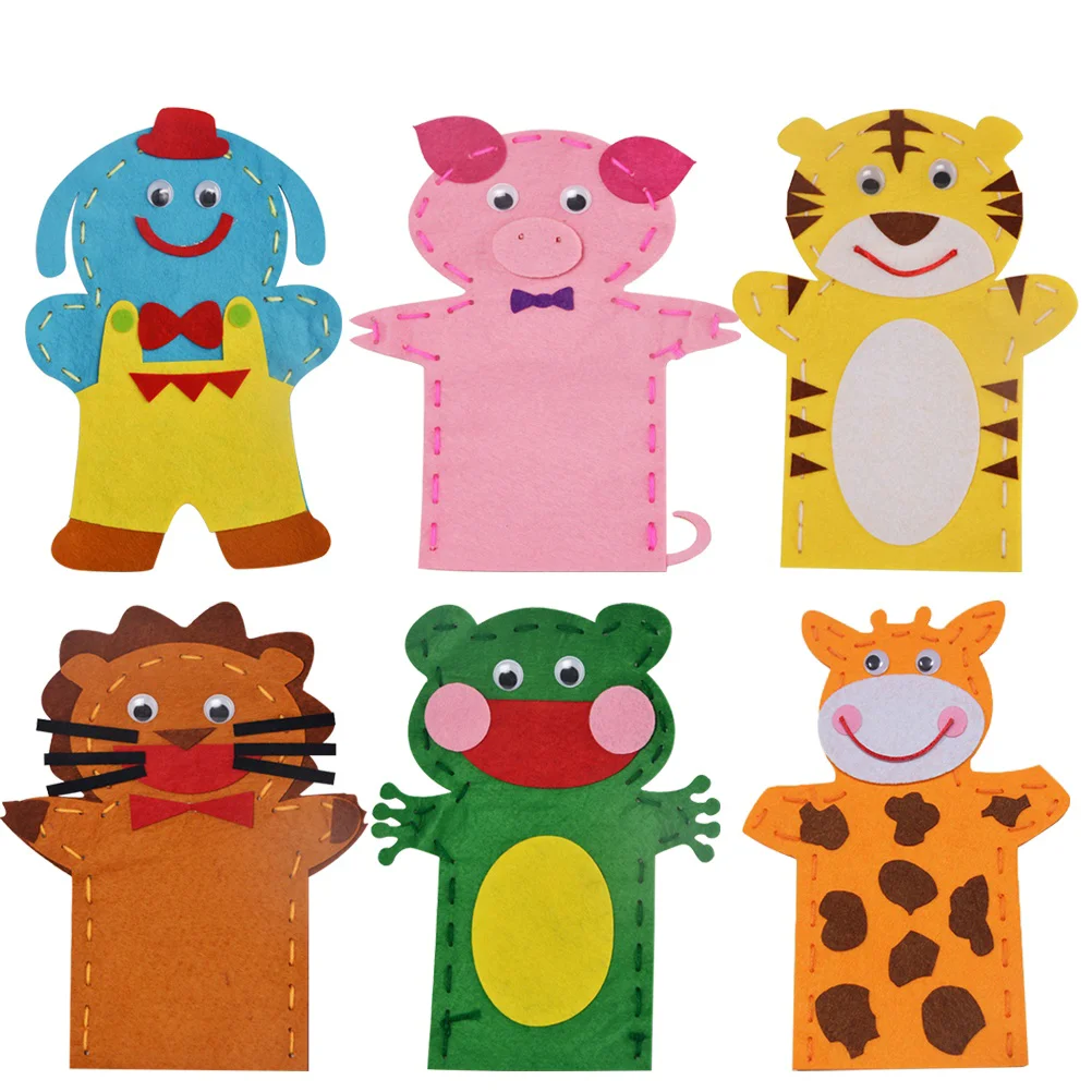 

Puppet Hand Kit Felt Puppets Kids Your Making Supplies Craft Diy Toy Sockmaterial Make Party Set Create Play Craftsrole Sewing
