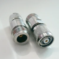 1x rp tnc to n connector coax socket rp tnc male to n female plug rp tnc n nickel plated straight coaxial rf adapters antenna