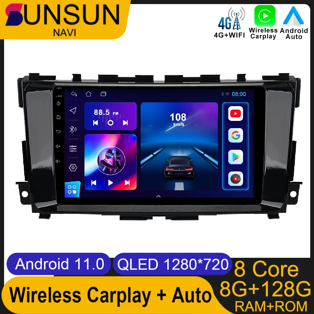 Android 11 для Nissan Teana 3 Altima 5 L33 2013 - 2020 автомобильное радио стерео мультимедийная