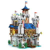 european century golden lion castle modular 2722 pcs building bricks blocks childrens toys fit legos