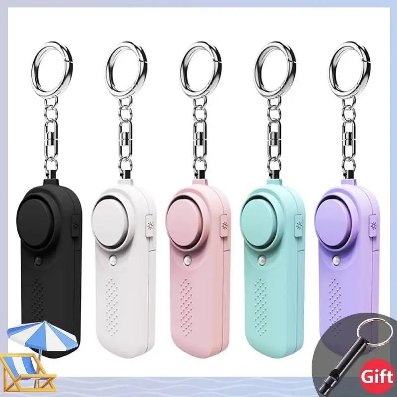 

130dB Self Defense Alarm Anti-wolf Girl Women Security Protect Alert Personal Safety Scream Loud Keychain Emergency Alarm
