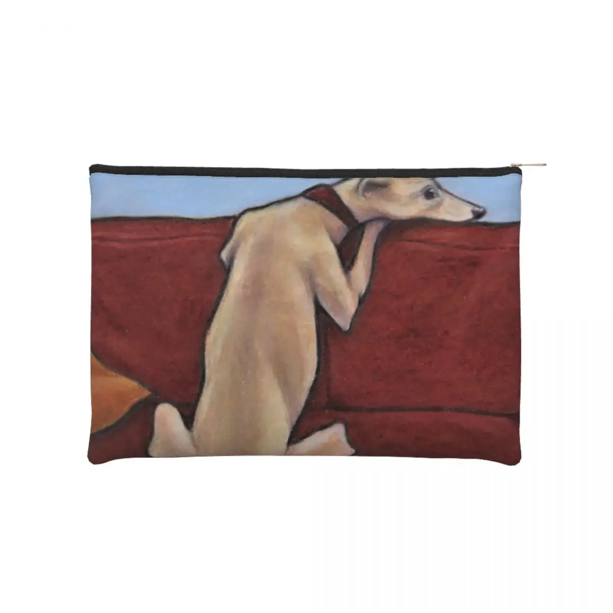 

Custom Whippet Sihthound Dog Travel Cosmetic Bag Women Greyhound Toiletry Makeup Organizer Lady Beauty Storage Dopp Kit