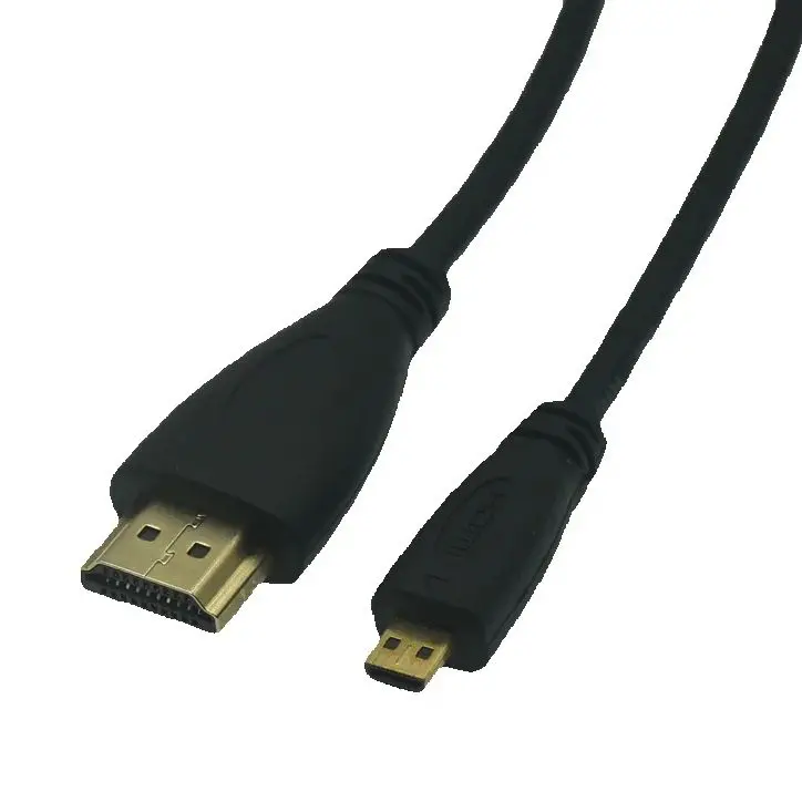 Фото 10-метровый позолоченный кабель Micro HDMI для HDTV, PS3, XBOX, ПК, камеры — доступны различные длины, включая 0,3 м, 1 м, 1,5 м, 2 м, 3 м №3