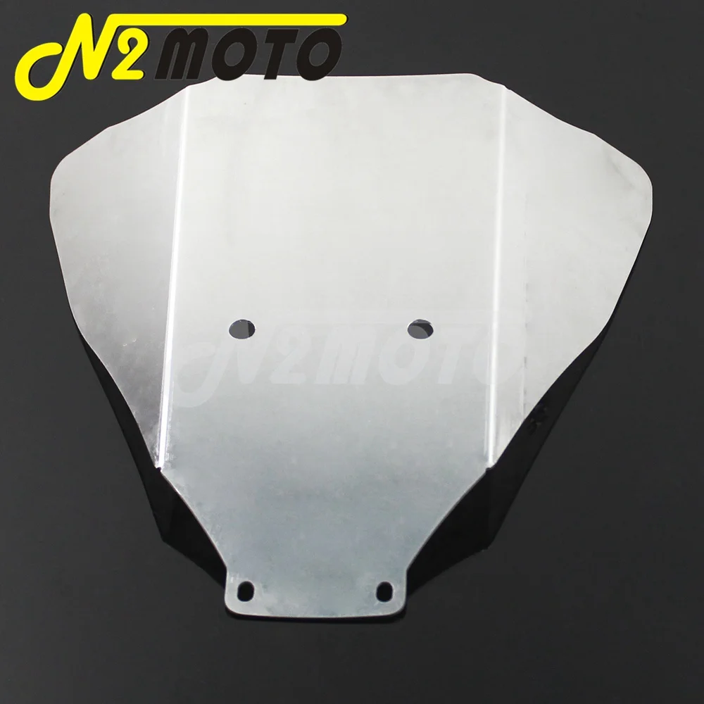 1 шт. нижняя часть под животом сковорода крыло серебряный мотоцикл хомут Защитная