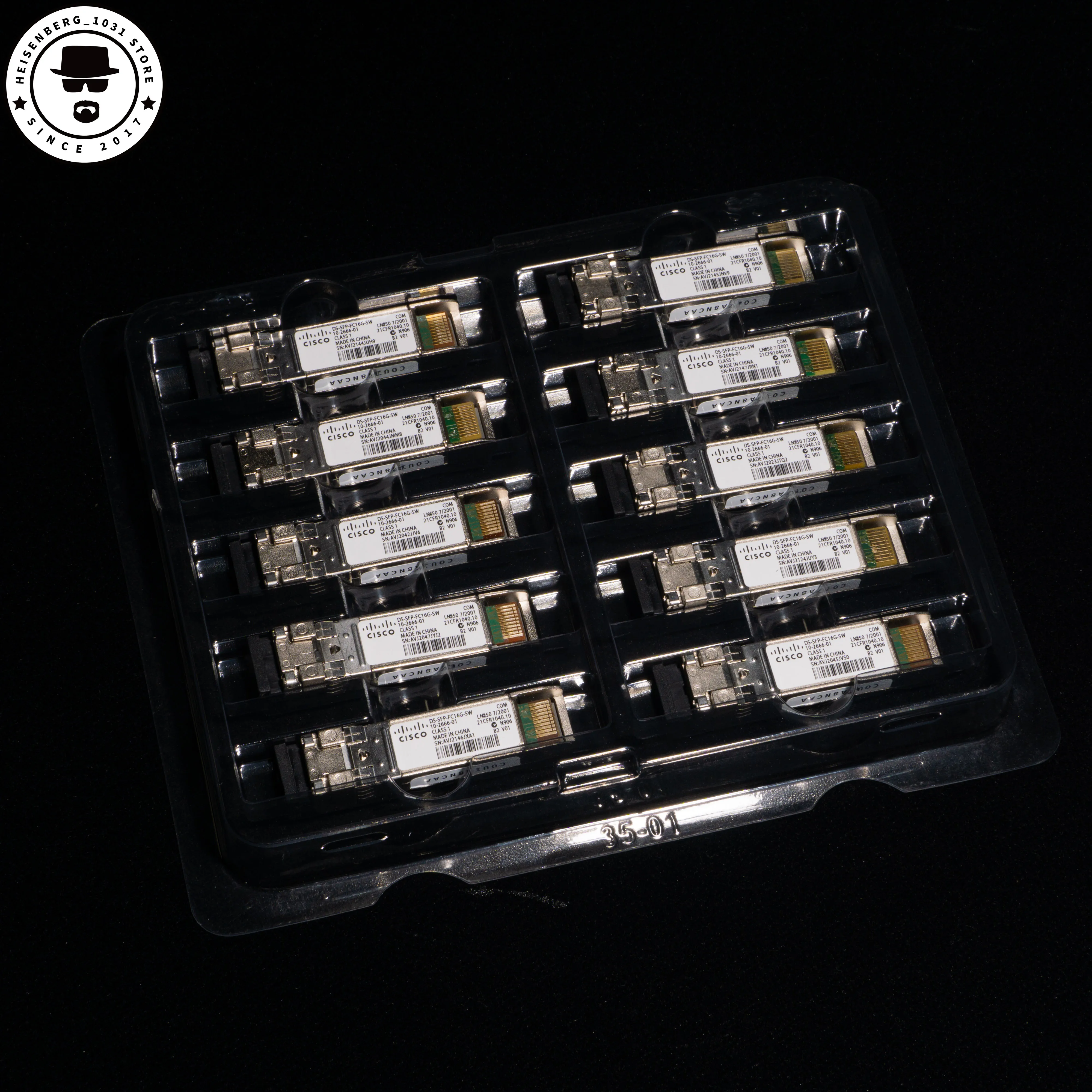 

Cisco DS-SFP-FC16G-SW 16GB SFP+ SW 850nm MMF LC 10-2666-01 GENUINE Refurbished