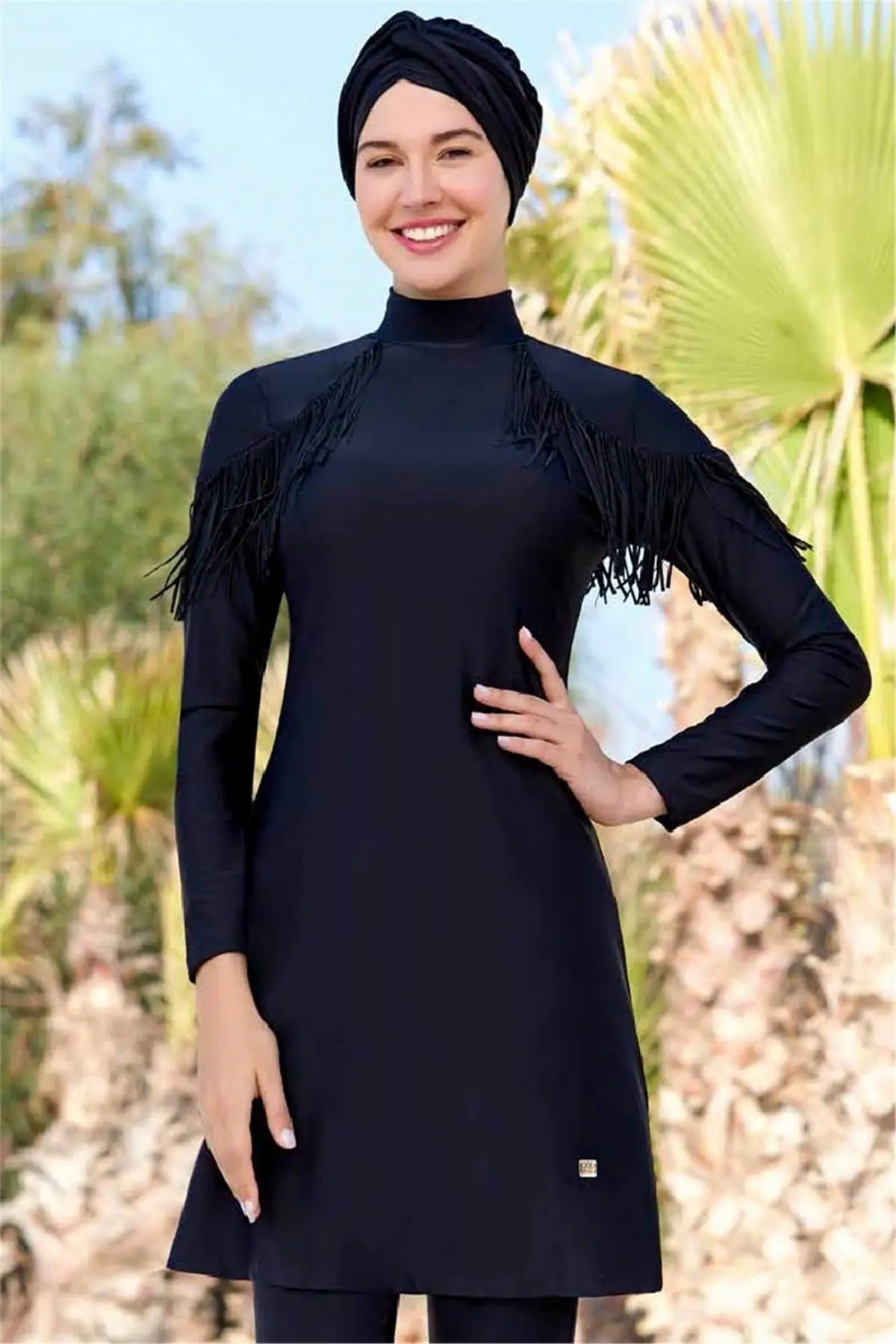 

New Burkinis Muslim Swimwear Modest Summer Clothing Long Sleeve Swimming Hijab Sport Islamic Swimsuit Bathing Suit Suit