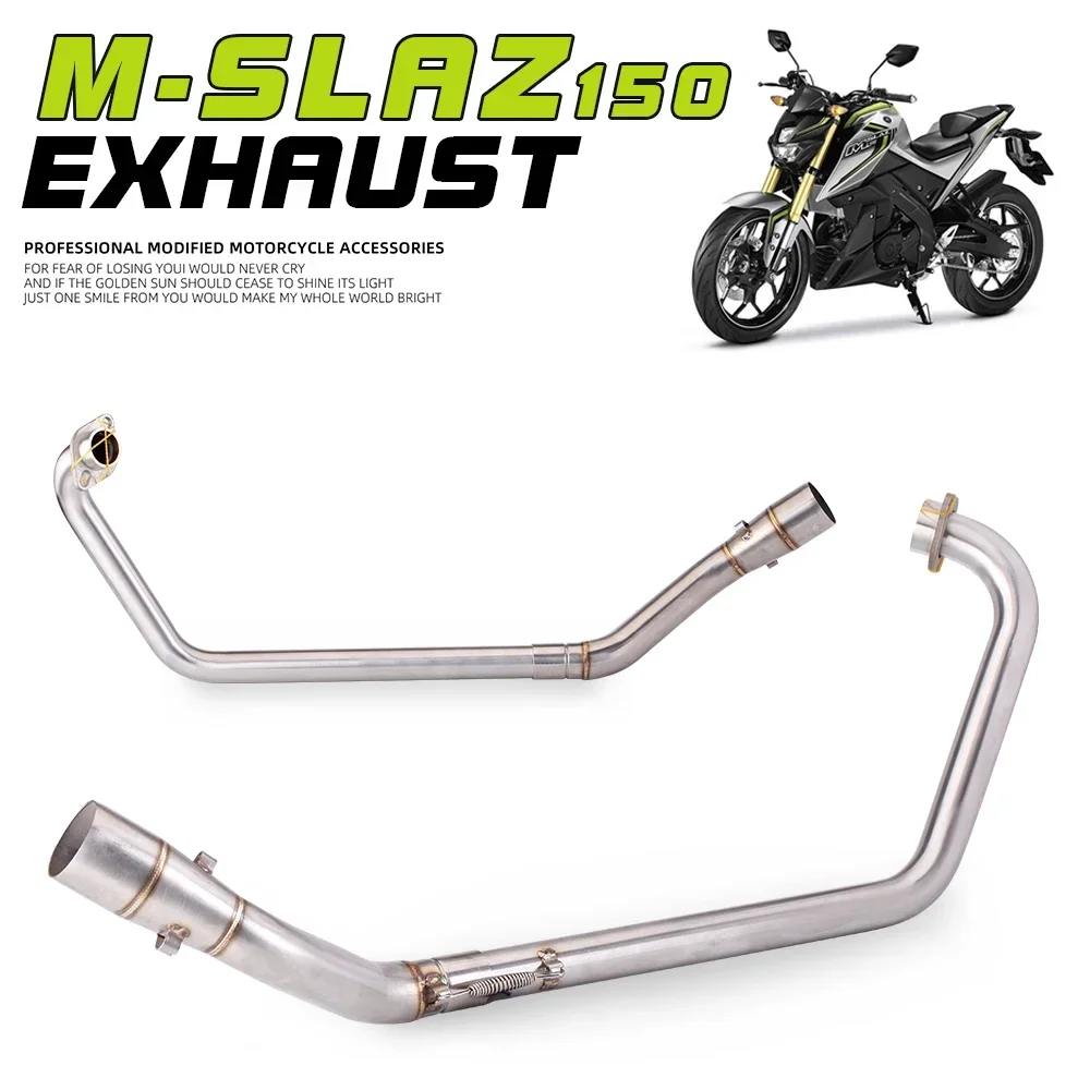 Для YAMAHA MSLAZ 150 выхлопная передняя звено полный выхлопной глушитель без шнуровки 51