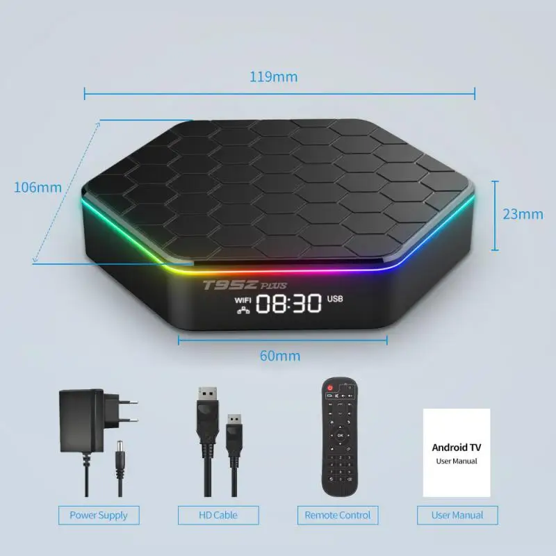 ТВ-приставка T95z двухдиапазонная Android 12 0 64 ГБ