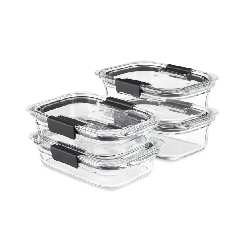 

Glass Variety Set of 4 Food Storage Containers with Latching Lids