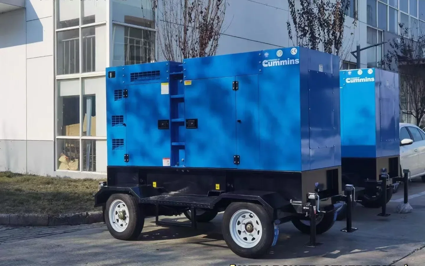 Тип прицепа Мобильный дизельный электрогенератор cummins двигатель 20 кВт 40 60 80 100