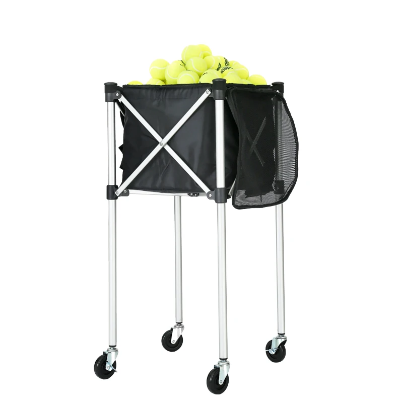

OEM Portable Folding basket holder Tennis ball with carry bag for players