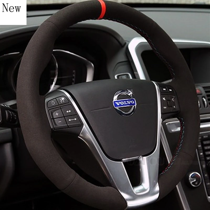 

Прошитый вручную кожаный замшевый чехол для Volvo S90 Xc40 XC60 XC90 S60 V90 автомобильные аксессуары