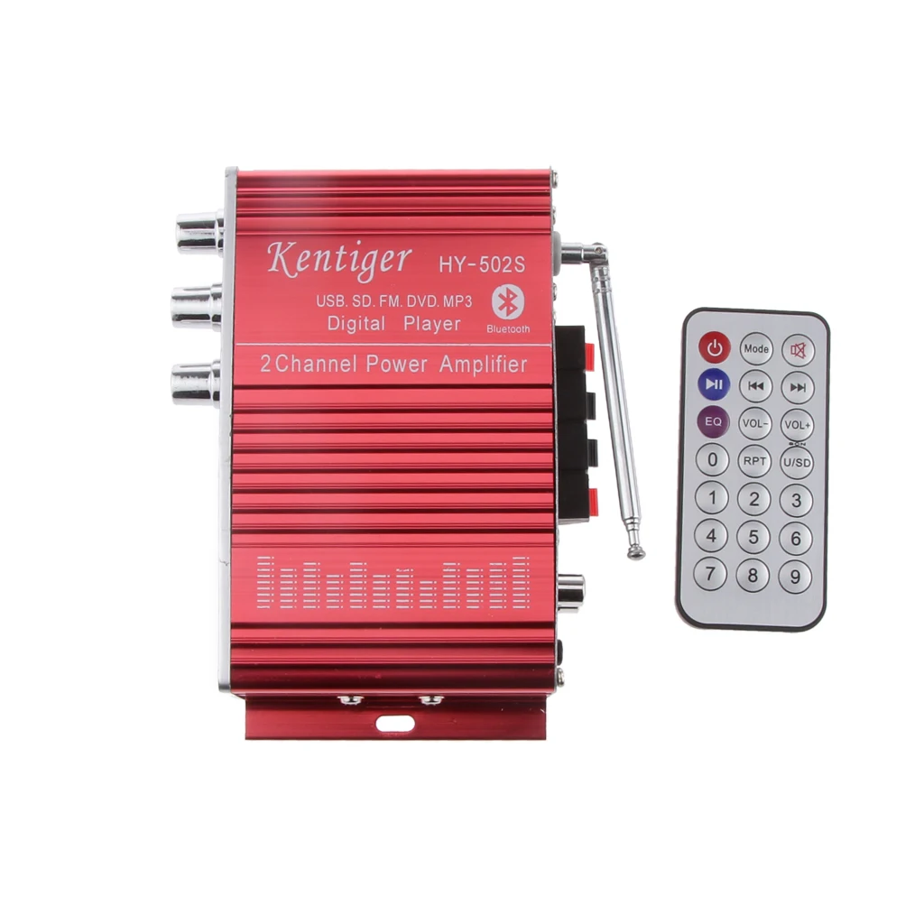 

HY-502S FM MP3 аудио динамик автомобильный стерео усилитель плеер красный