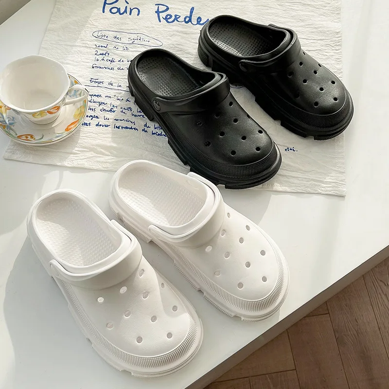 

Slippers Women Platform Outwear Non-slip Men's Fashion Pair Sandals Women 2022 Summer New Beach Sandal Men and Women