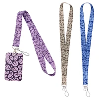 ad1413 cute face lanyard for keys chain id credit card cover pass mobile phone charm badge holder personalise accessories