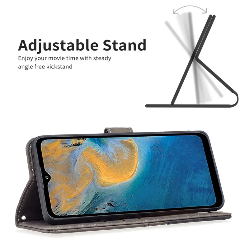 Чехол-Кошелек с откидной крышкой для ZTE Blade A51 2021 роскошный кожаный чехол-книжка