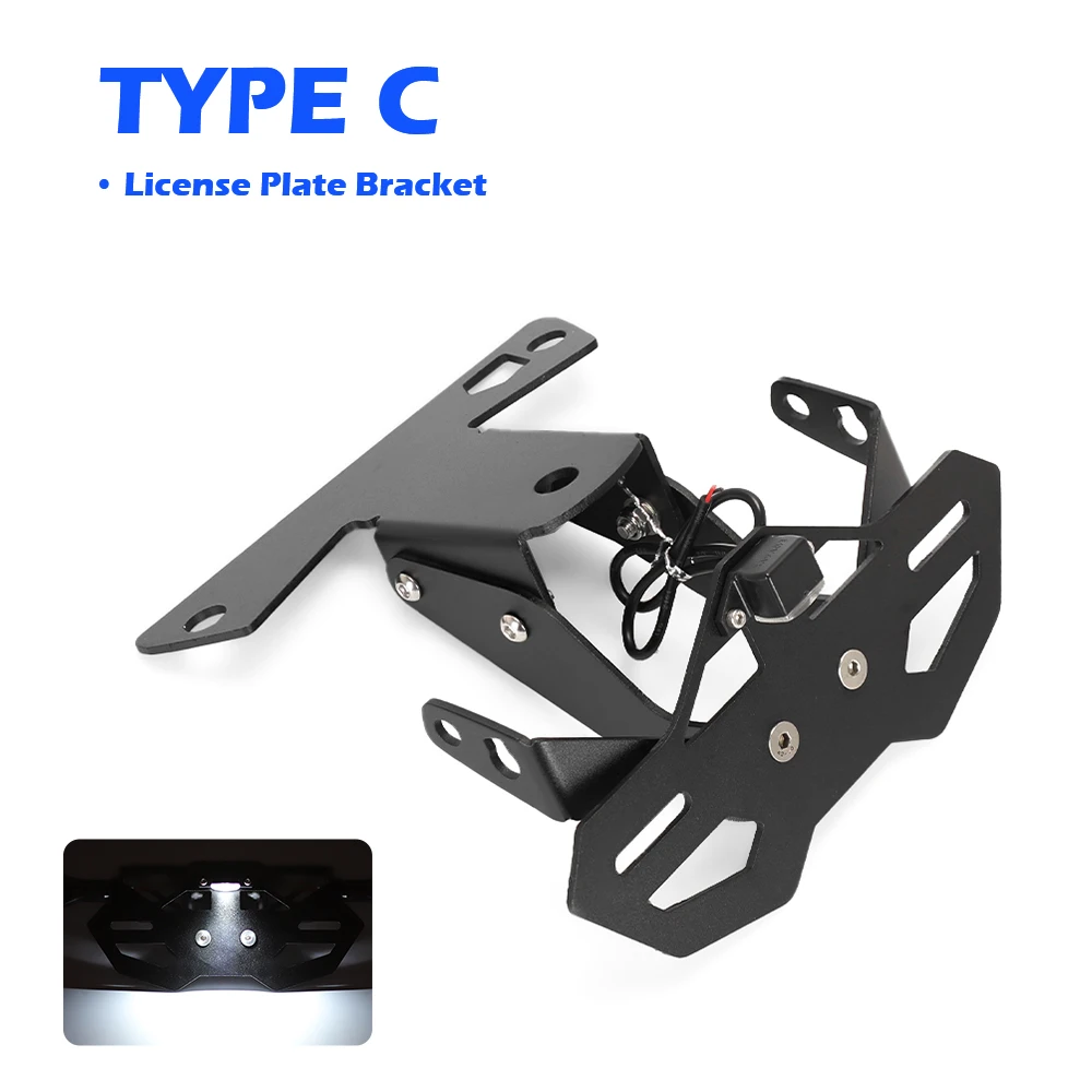 

Регулируемый держатель рамки регистрационного номера для BMW S1000R S1000RR S 1000 R RR 2010-2020, аккуратный кронштейн для номерного знака, поддержка хвоста