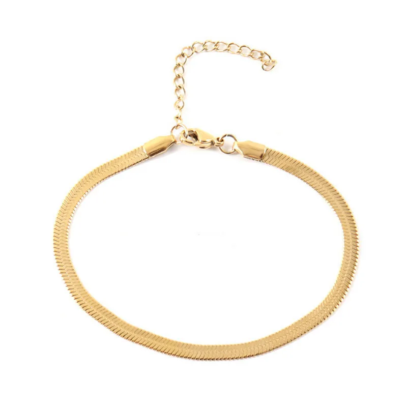 Женский ножной браслет ручной работы Ювелирное Украшение на ногу из нержавеющей