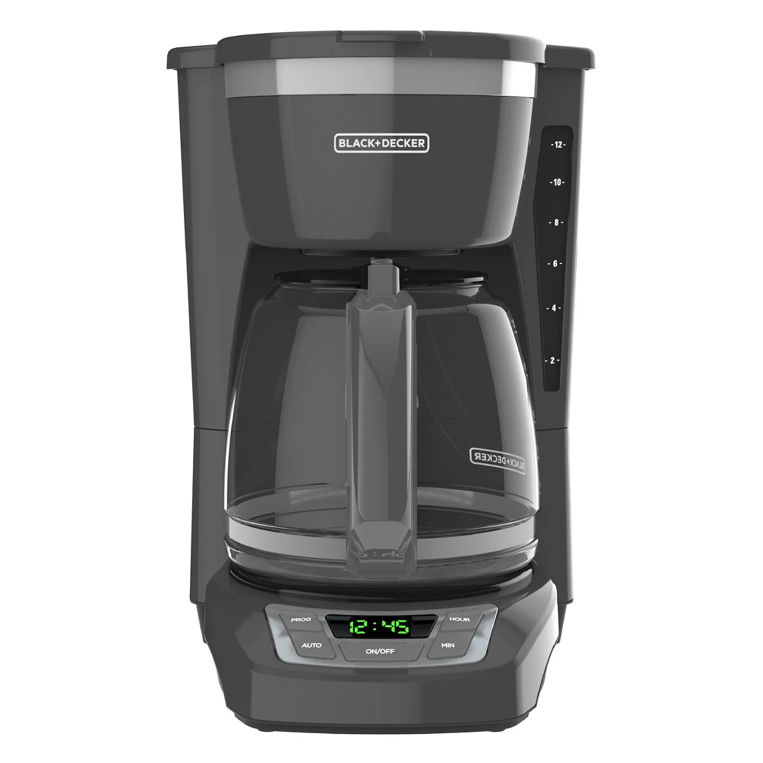 

Black and Decker 12 Cup Programmable Coffee Maker in Gray