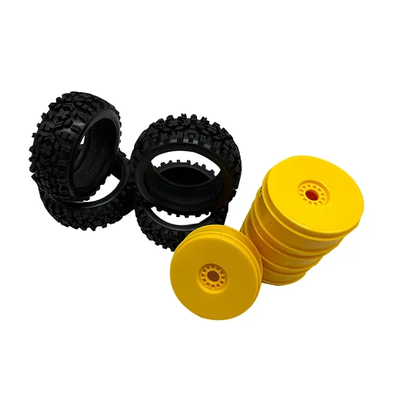 4 шт. 1/8 4WD Nitro Off Road Багги Шины Колеса Диски 116 мм Шестигранные для