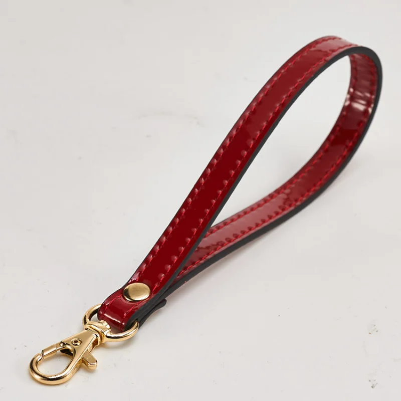 Leather Wrist band Short Lanyard Strap For Mobile Phone Case Wallet Bag Universal Handbag Clip Snap Sling Tether Cord