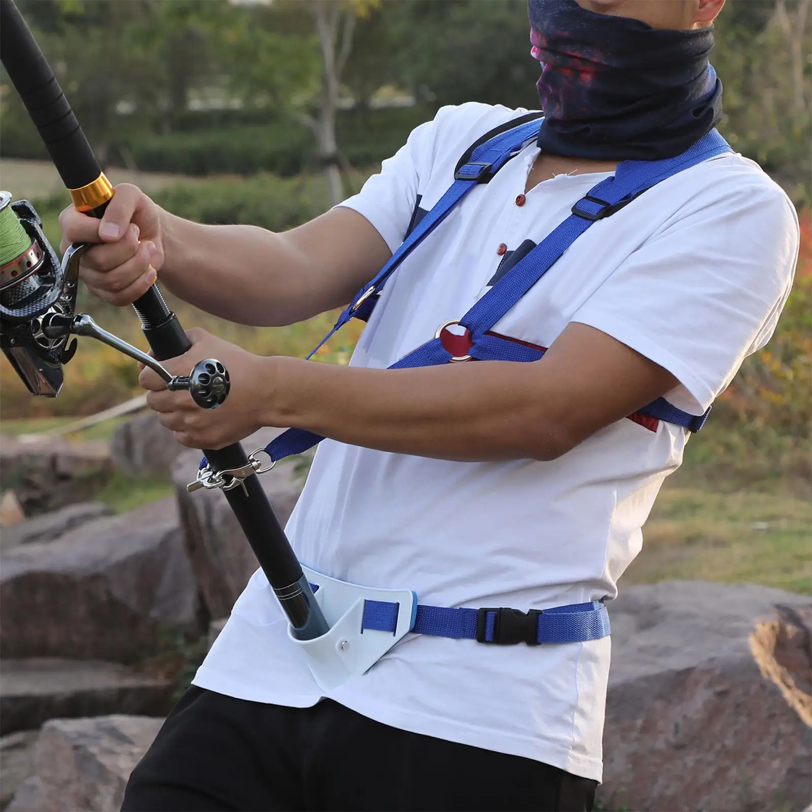 

Waist Strap Shoulder Strap Accessory Gimbal Rod Holder Fishing
