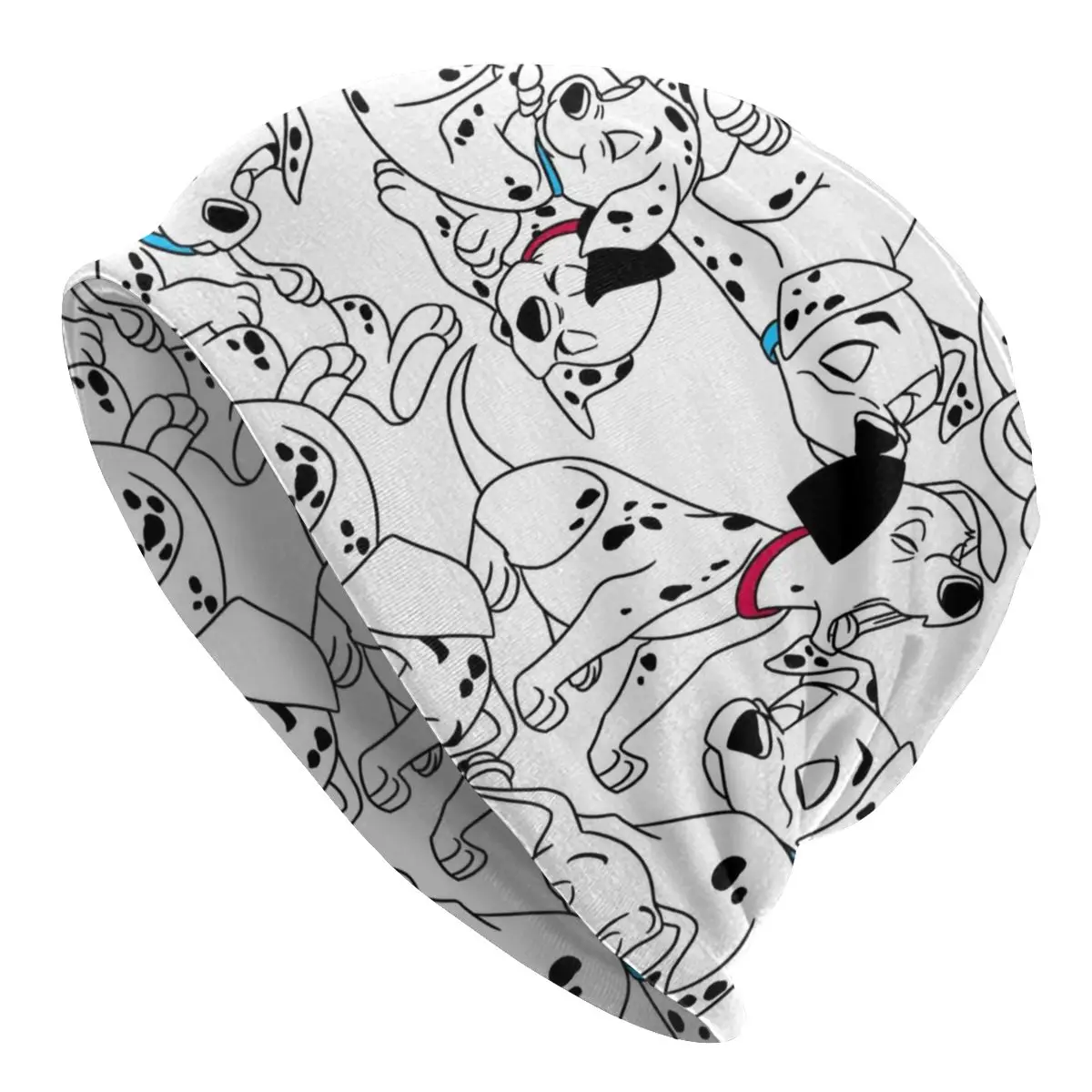 

Cute Sleeping Dalmatians Dog Slouchy Beanie Custom Cool Winter Warm Skullies Beanies Hat Adult Dalmatian Puppy Knit Bonnet Cap