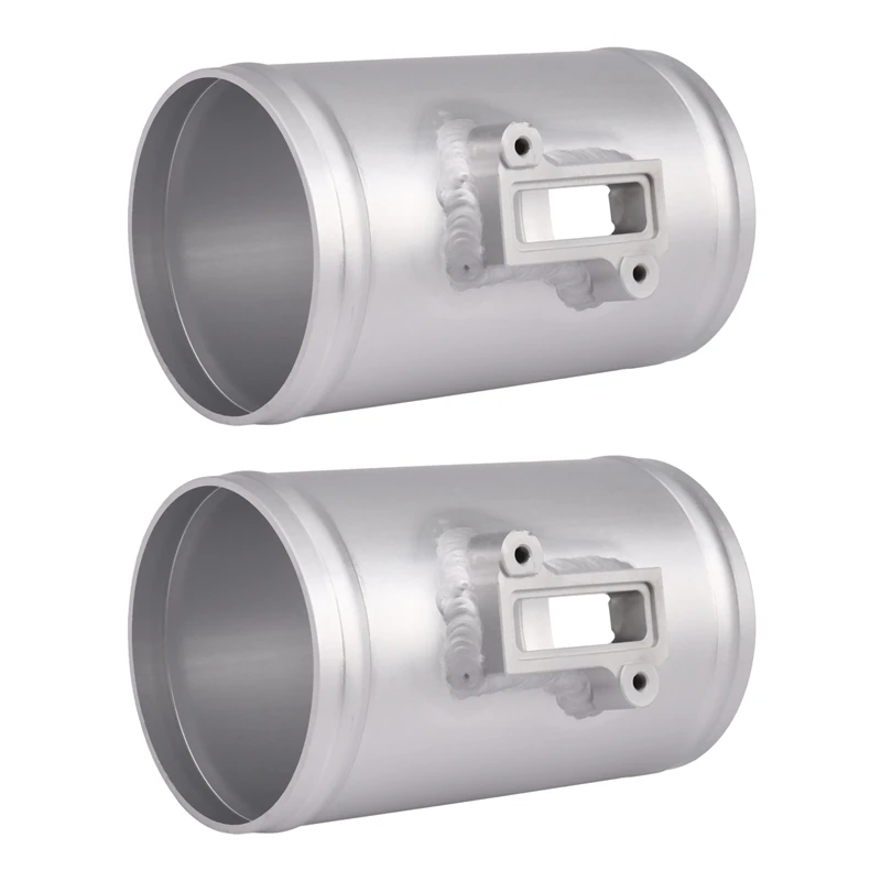 

2X,76Mm Air Flow Sensor Mount For Nissan Honda Fit Civic For Ford Volkswage Maf Performance Air Intake Meter Adapter