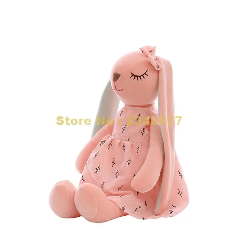 Kawaii милый кролик плюшевые длинные уши платье для детей мягкие куклы Животные