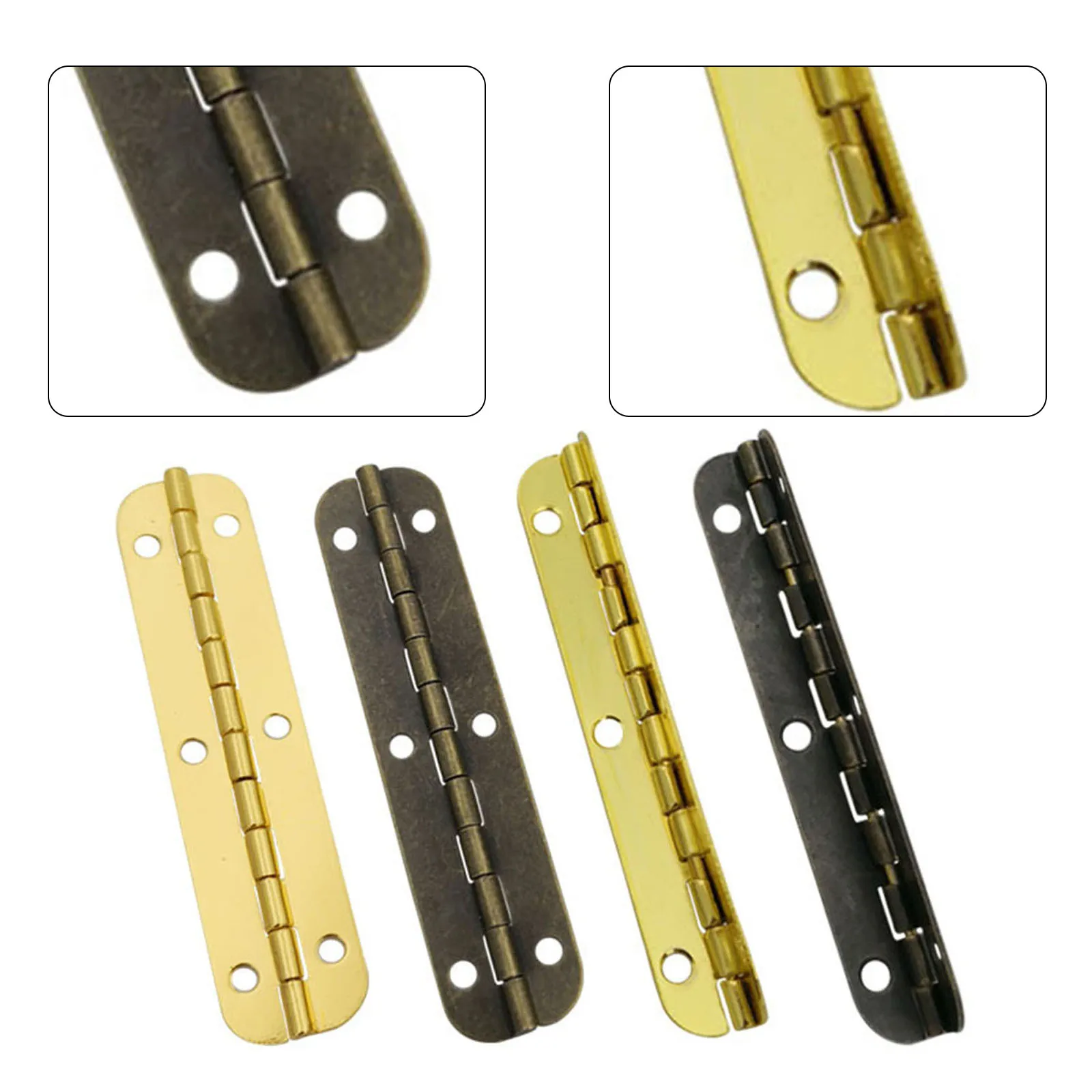 

Door Cabinet Long Hinge Flat Long Iron Hinge Furniture Decoration Hardware 65mm Music Box Wine Case Dollhouse Cabinet Door Hinge