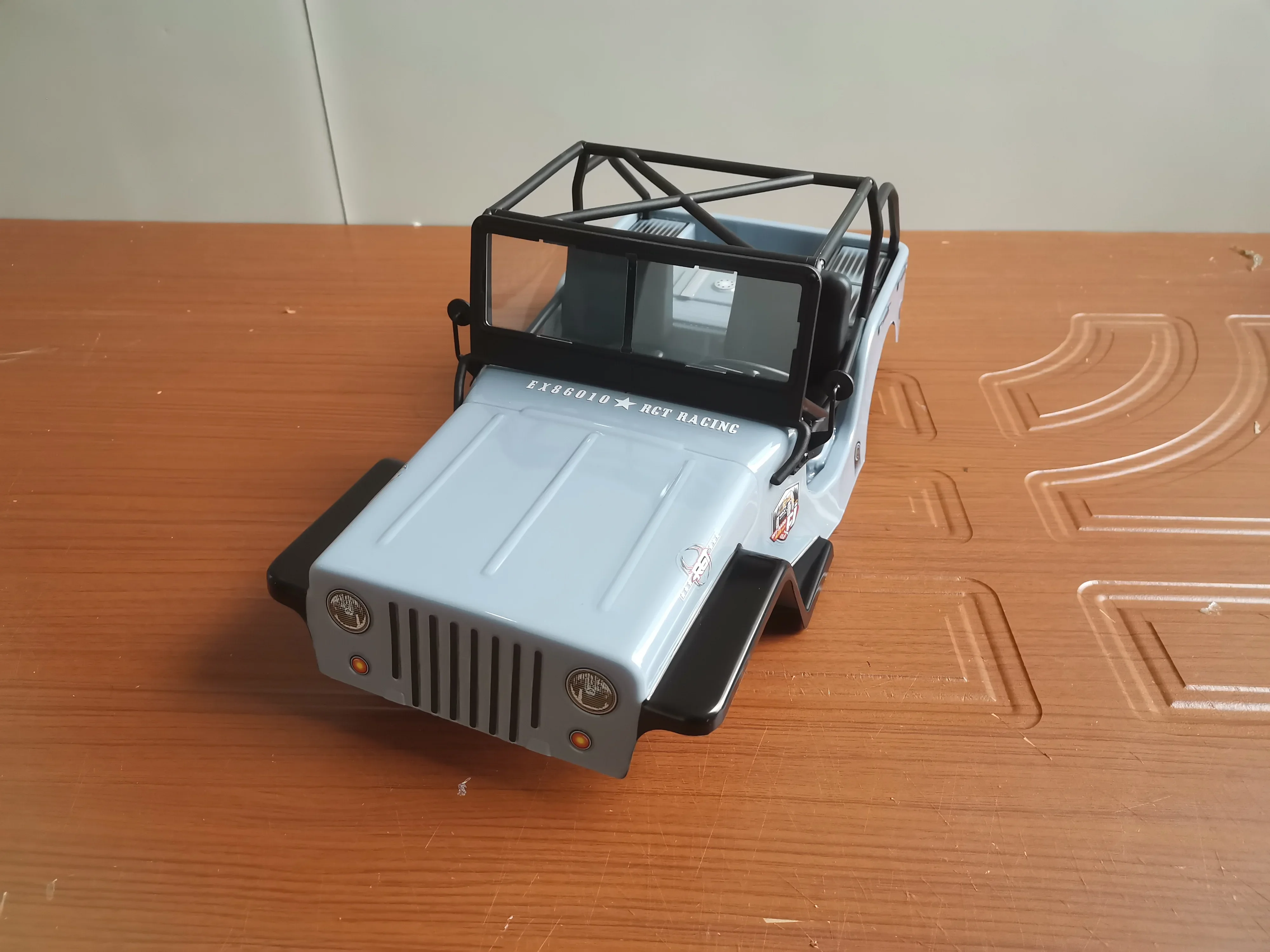 RGT HSP 1/10 Jeep Корпус Корпуса для двухдверного компьютера с принтом 285 мм справочная