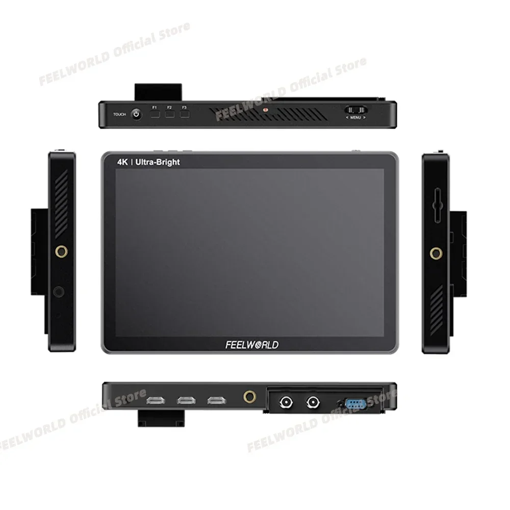 FEELWORLD LUT11S 10 1-дюймовый 2000-ниточный ультраяркий сенсорный экран IPS 3DLUT 3G-SDI HDMI